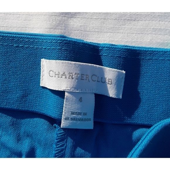 Charter Club blue skinny ankle pant - Picture 4 of 6